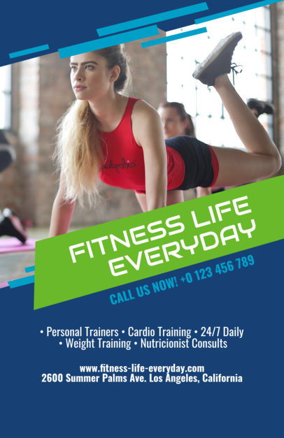 placeit online flyer maker for fitness programs