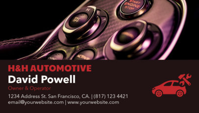 Auto Shop Business Card Maker
