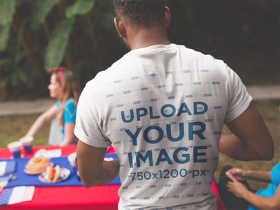 Black Models Wearing T-Shirts