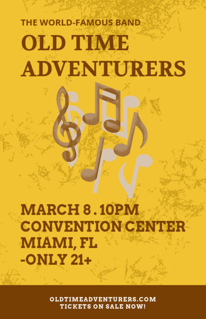 placeit online flyer maker for concert flyers