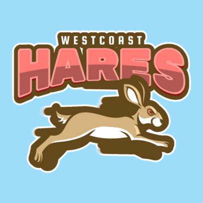 Aggressive Animal Logo Maker for High School Football Teams