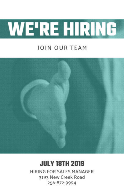 placeit hiring flyer template for a recruitment event hiring flyer templates