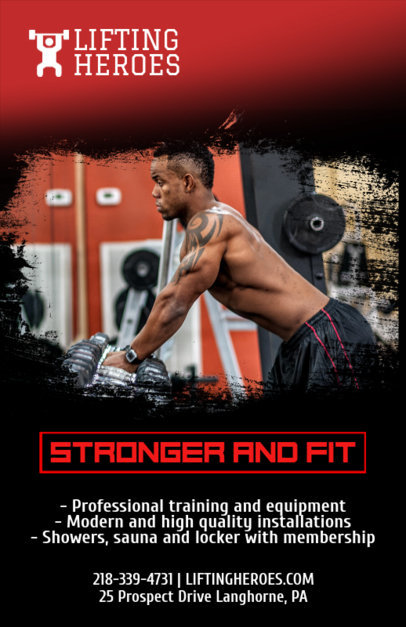 Gym Online Flyer Maker