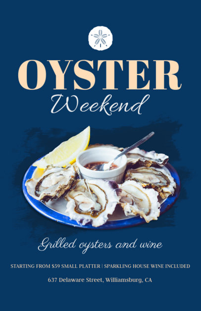 Online Flyer Maker for Oyster Bars