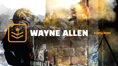 Youtube Banner Maker for eSports Gaming Channel 