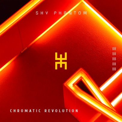 Album Cover Template for Experimental Music Genre 474e