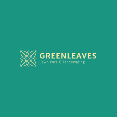 placeit logo design template with bush graphics