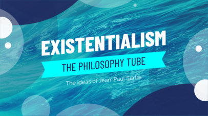 YouTube Thumbnail Maker for a Philosophy Channel 