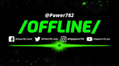 Twitch Offline Banner Maker Design Templates T Shirts Insta