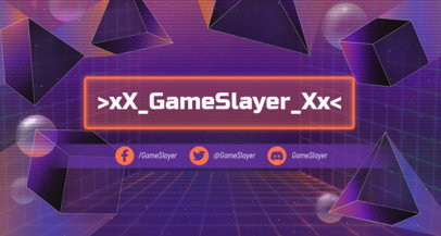Placeit Twitch Banner Maker With Vaporwave Aesthetics