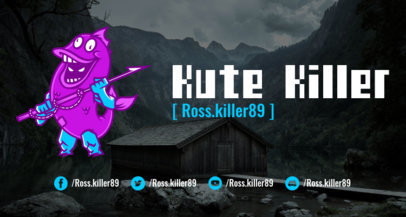 Placeit Fortnite Themed Twitch Banner Maker With Psychedelic Colors
