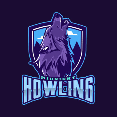 Placeit - Aggressive Wolf Logo Maker for a Gaming Squad