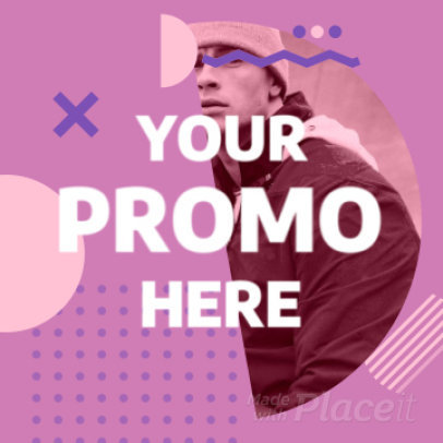 Instagram Video Maker for Special Promos Featuring Simple Geometric Animations 1536