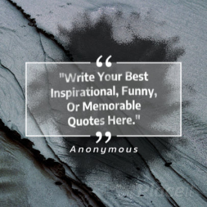 Instagram Video Maker for an Inspirational Quote Post with Animated Ink 1550