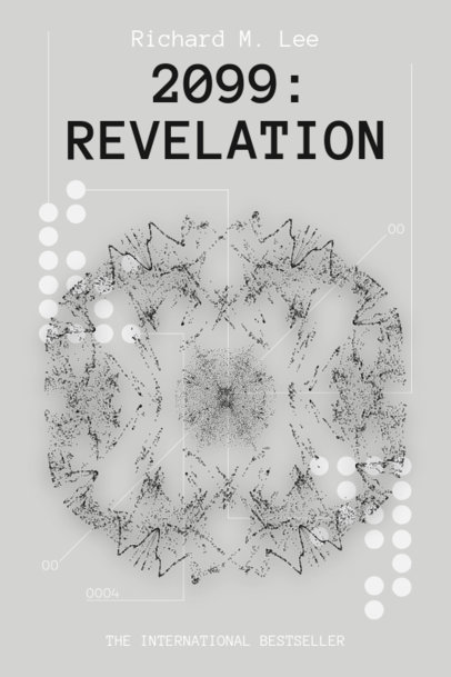 Monochromatic Book Cover Design Maker With Sci-Fi Graphics 513b-el1