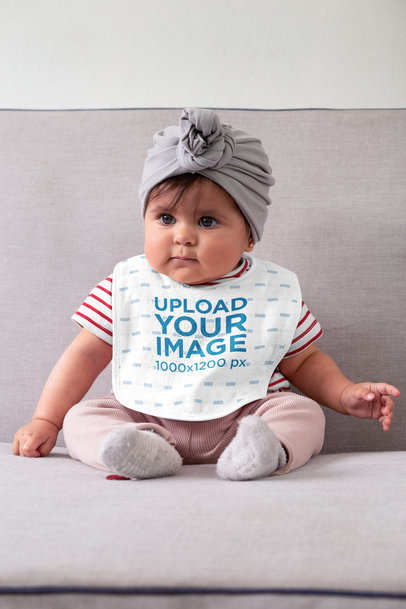 Baby Bib Mockup Generator Try 15k Mockups For Free Placeit