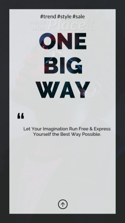 Instagram Story Video Maker Featuring Simple Text Animations and a Motivational Quote 1225-el1