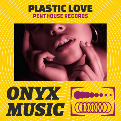 Bold Album Cover Generator Featuring Abstract Shapes 2465d