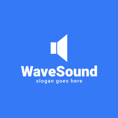 Logo Maker for Music Software Featuring Flat Icons