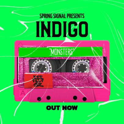 Placeit - Mixtape Cover Creator with a Cassette Graphic for Underground ...