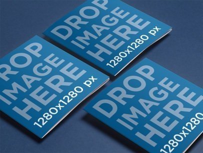 square brochures