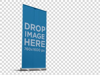 Download Roll Up Banner Mockup Generator Try 15k Mockups For Free Placeit PSD Mockup Templates